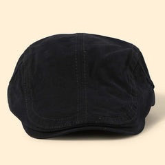 Cotton Solid Berets Cap Unisex Men Women's Cap Christmas Gift
