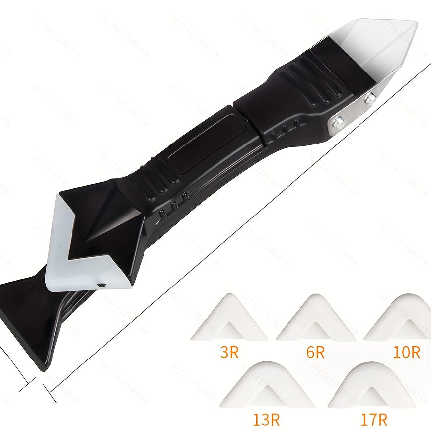 3pcs Silicone Scraper Caulking Grouting Tool Sealant Finishing Cleaning Kit