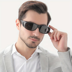 Men's Sports Sunglasses Sandproof Windproof Night Vision Driving Glasses