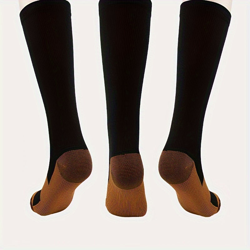 Compression Socks Outdoor Sports Fitness Running Yoga Mid calf Socks