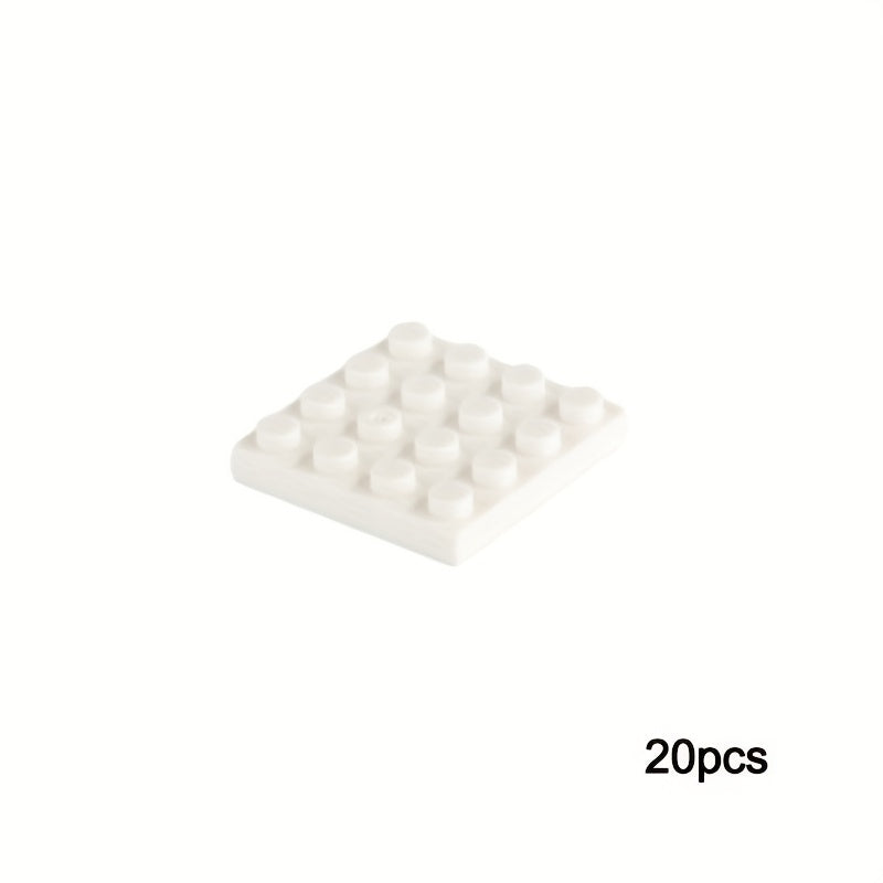 20pcs MOC 3031 Thin Sheets 4 4 Plates Building Blocks Educational Toy