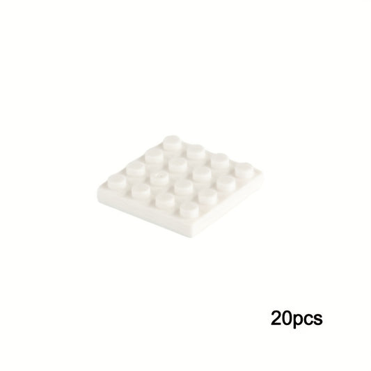 20pcs MOC 3031 Thin Sheets 4 4 Plates Building Blocks Educational Toy