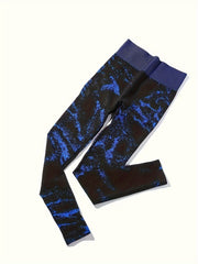 Tie Dye Yoga Leggings High Waist Butt Lifting Fitness Pants