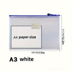 A3 Waterproof Document Bag Student Test Paper Bag