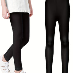 Girls Athletic Leggings Elastic Waist Casual Pants Kids Spring Summer Clothes