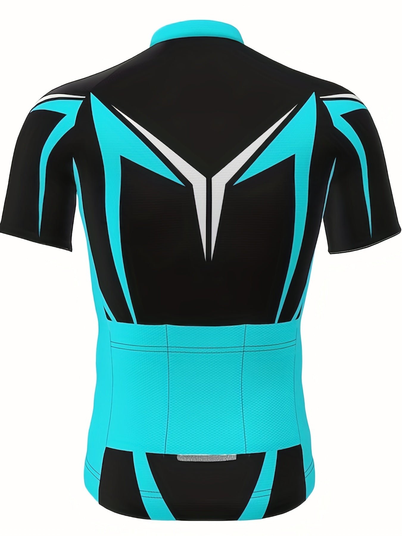 Men's Geometric Print Cycling Jersey Quick Drying Breathable Suit