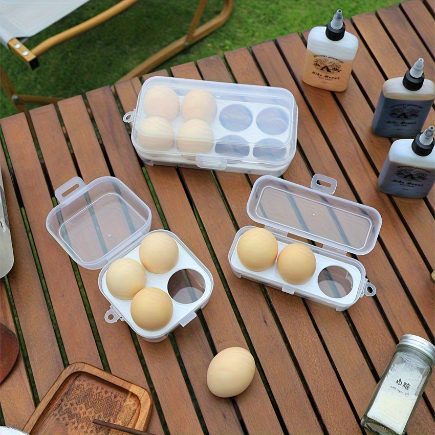 8 Grid Egg Holder Container Portable Storage Box for Camping