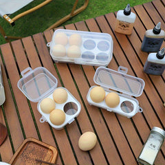 8 Grid Egg Holder Container Portable Storage Box for Camping
