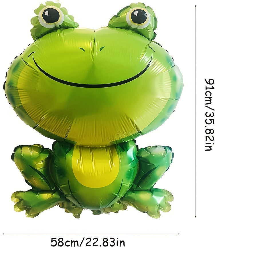 Large Frog Aluminum Film Balloon Insect Balloon Children's Birthday Decoration