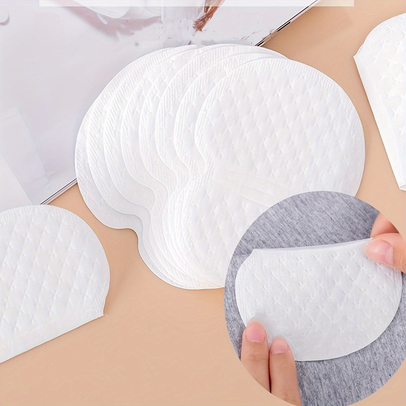 10pcs Ultra Thin Armpit Sweat Absorbing Patch for Men and Women