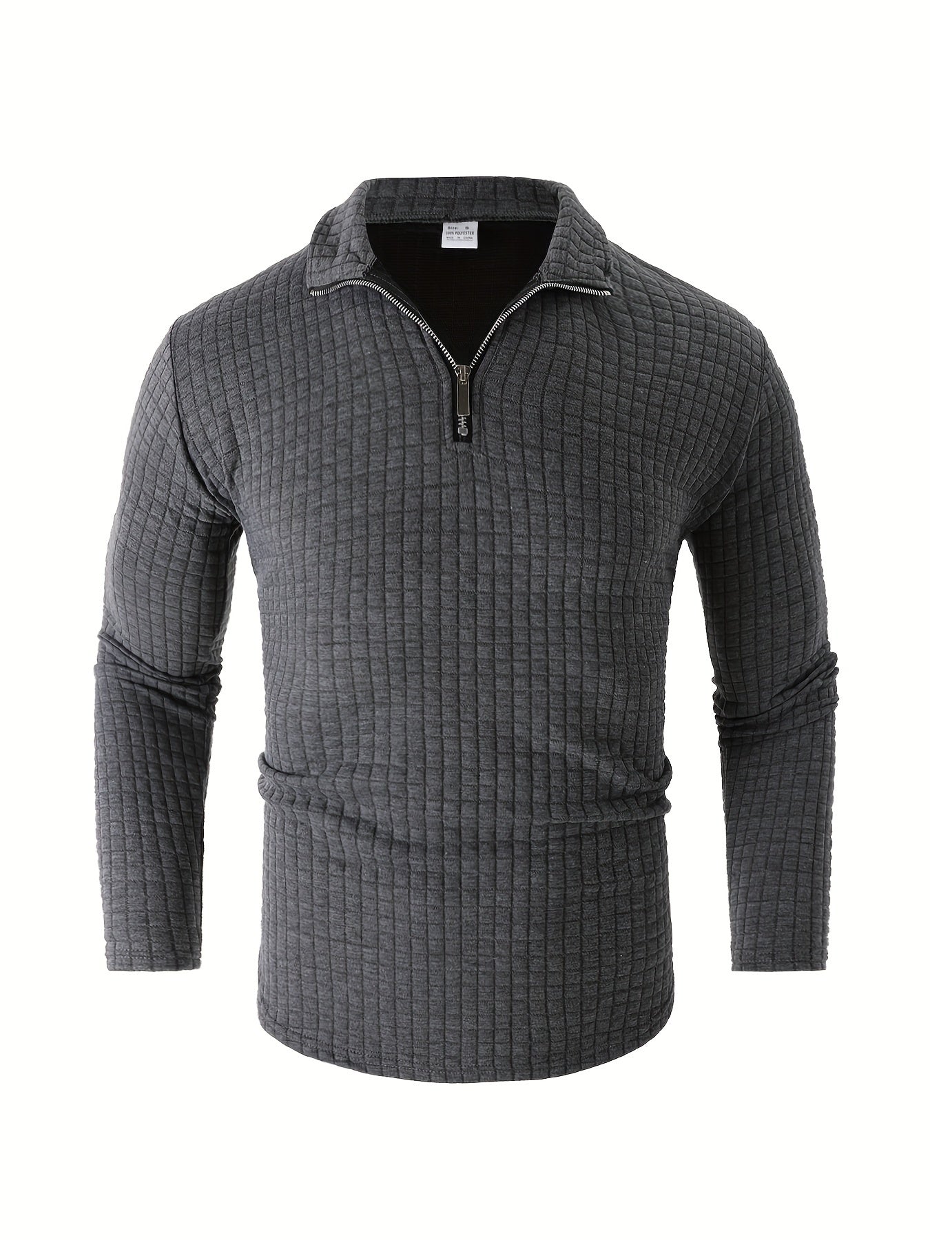 Men's Stand Collar Zip Sweatshirt