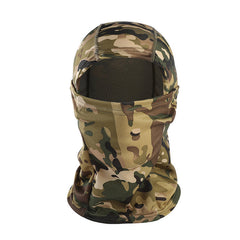 Camo Balaclava Hooded Face Mask in Khaki/CP