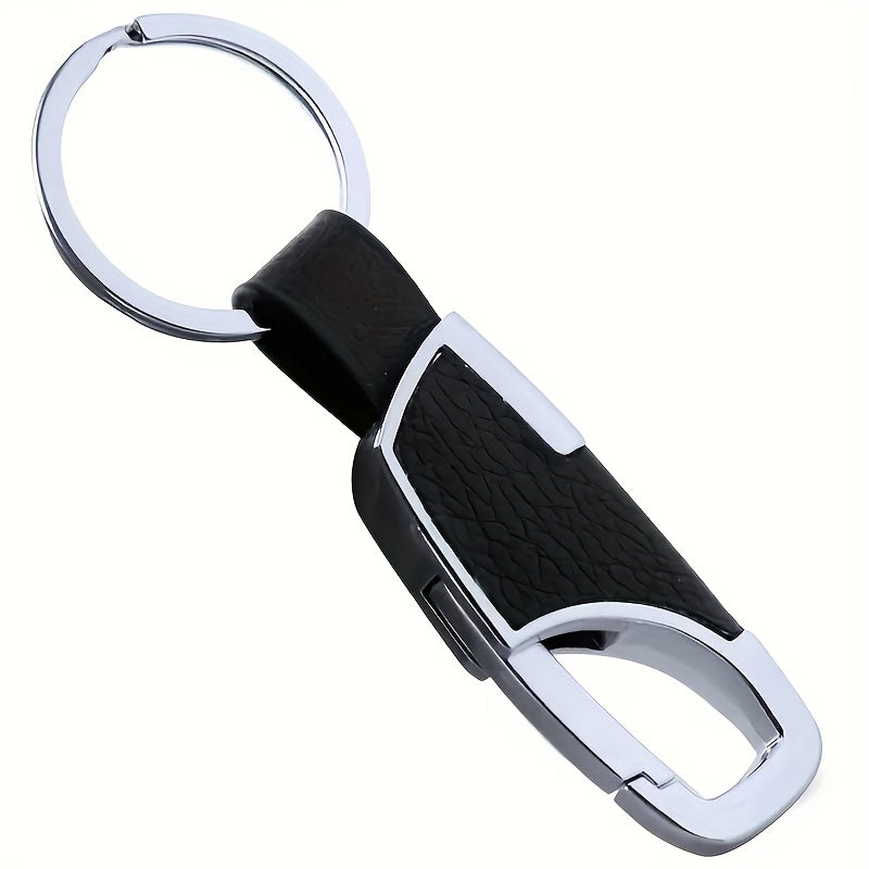 1pc Waist Hanging Metal Key Chain Key Holder Gift For Men Dad Father
