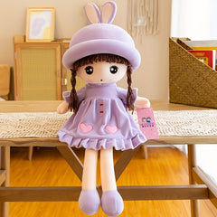 Adorable 50Cm Plush Doll w/ Rabbit Ears - Perfect Pillow or Birthday Gift