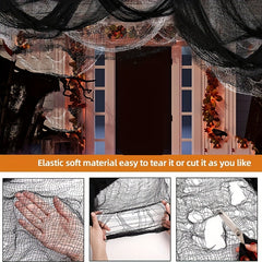 Halloween Creepy Cloth 4Pcs Spooky Scary Gauze Decorations Party Indoor Outdoor