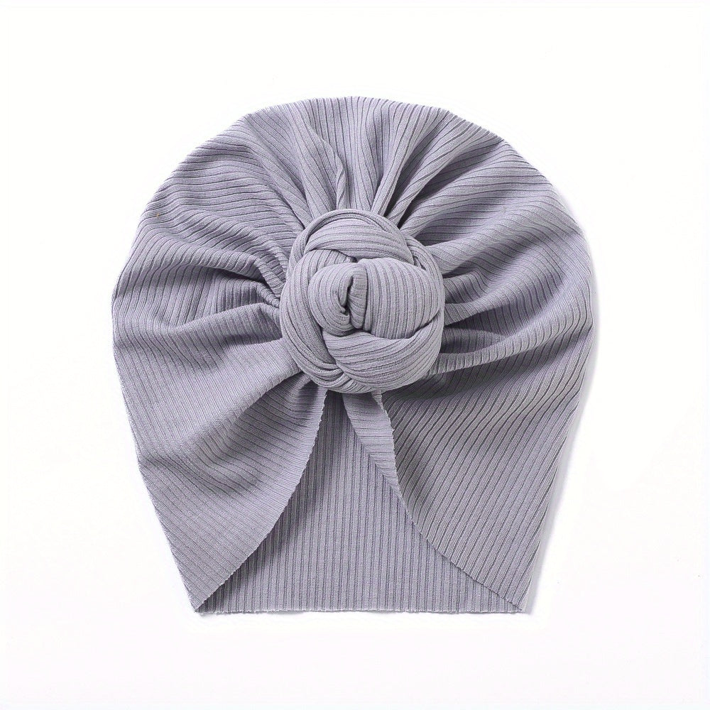 Warm Soft Hat Flower Elastics Turban Hat For 0-3 Years Baby