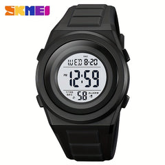 Sports Electronic Watch Waterproof Round Wrist Watch Men's Accessories