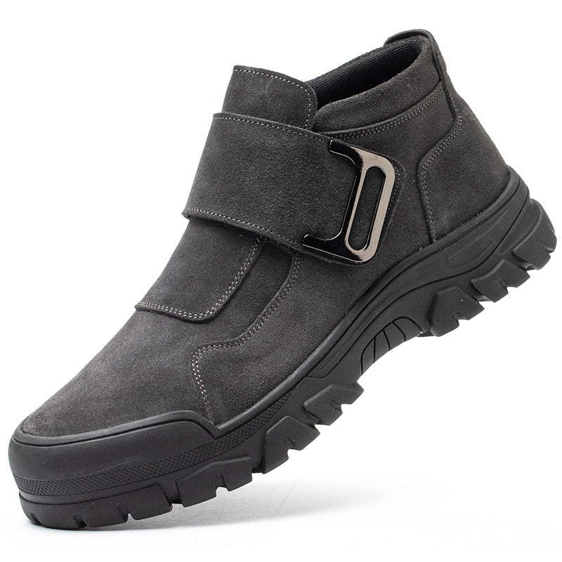 Steel Toe Boots Wear-resistant Puncture-Proof Waterproof Work Boots