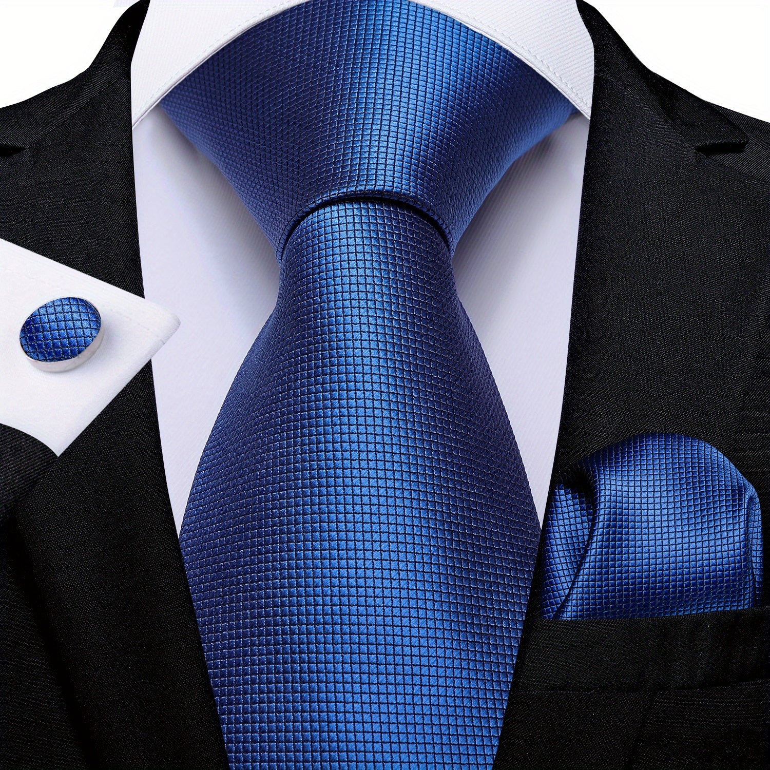 Paisley Striped Silk Tie Set for Men