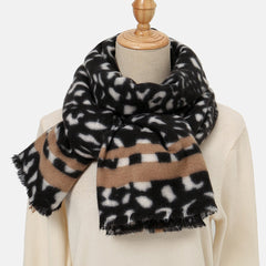 Leopard Shawl Scarf Vintage Large Casual Wrap Soft & Comfortable