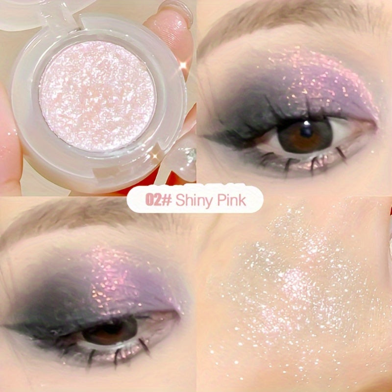 Waterproof Pearly Glitter Eyeshadow Powder for Bright Eyes