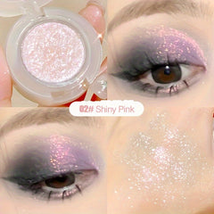 Waterproof Pearly Glitter Eyeshadow Powder for Bright Eyes