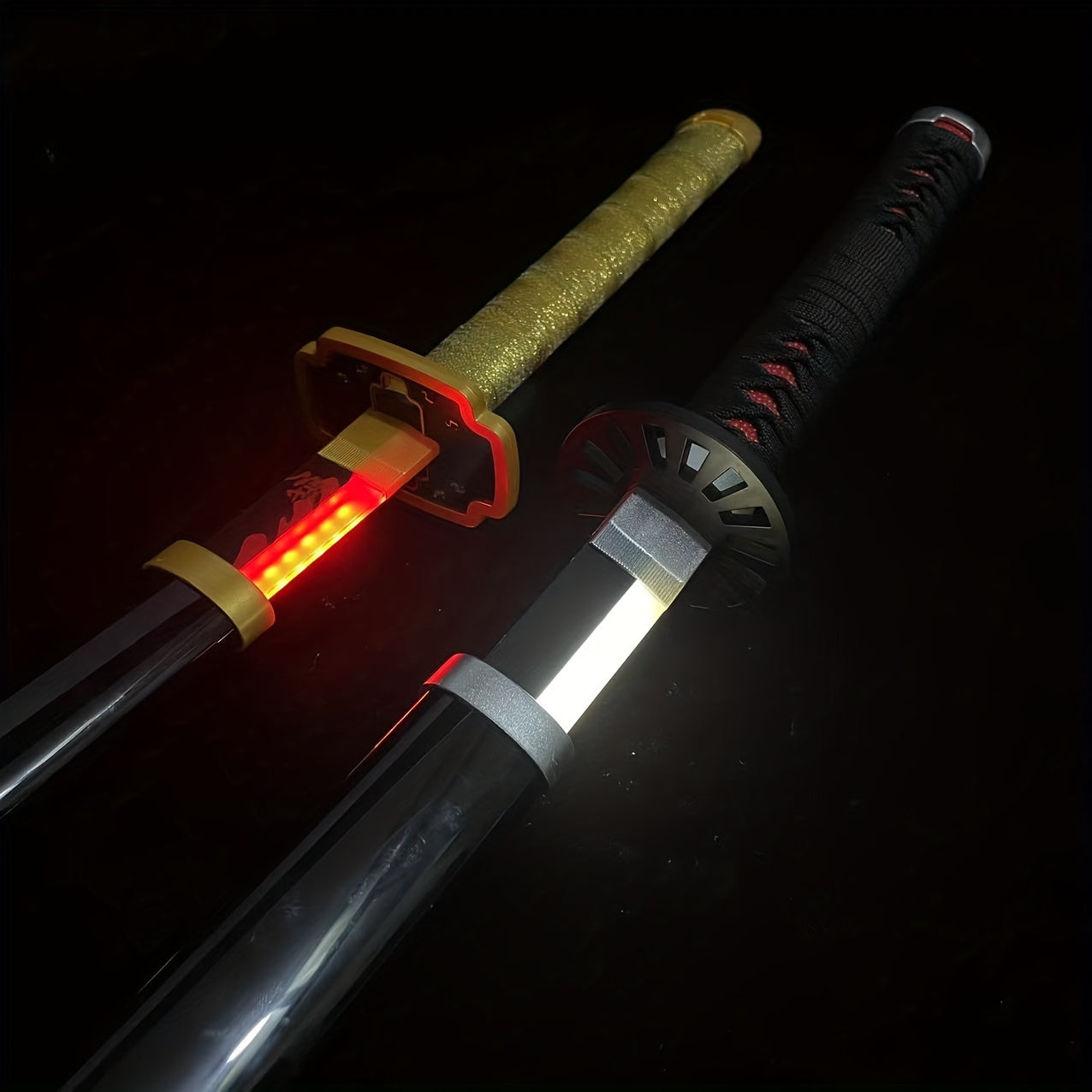 Lighted Katana Sword Wooden Anime Sword Samurai Katana Sword