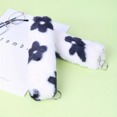Flower Plush Student Pencil Case