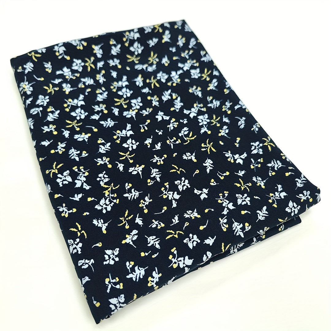1yd Artificial Cotton Fabric DIY Clothes Dress Pants Quilt Cover Cut Size