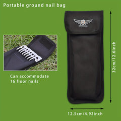 8pcs High Strength Stainless Steel Ground Nails for Camping Tent