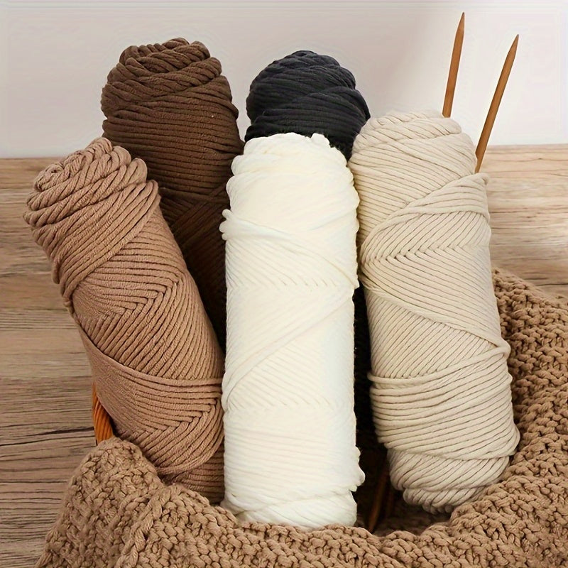 2pcs 100 Worsted Acrylic Crochet Yarn 3mm Thickness Easy To Handle