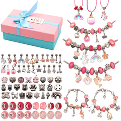 DIY Charm Bracelet Making Kit with Beads for Girls & Adults