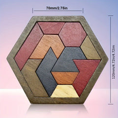 Wooden Octagonal Puzzle Toy for Family Interaction