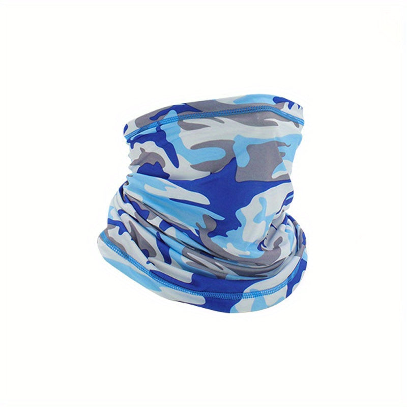 Unisex Camo Face Mask Neck Gaiter Cycling Windproof