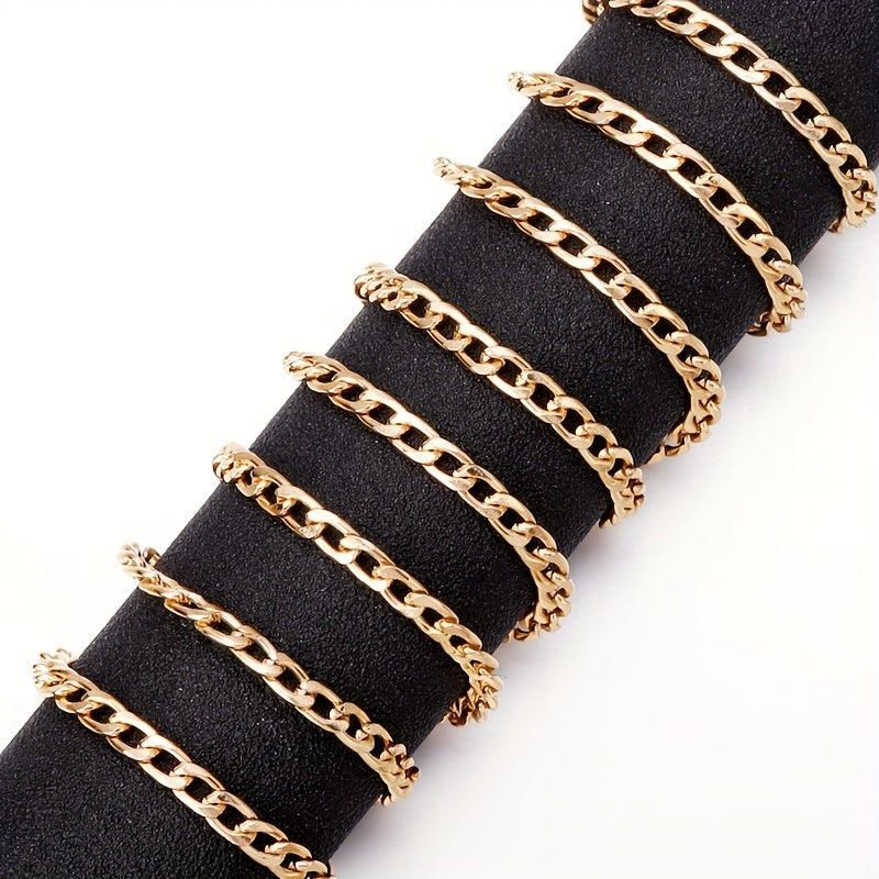 Cuban Link Chain Hip Hop Punk Style Necklace Material DIY Jewelry B