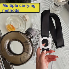 500ml Circle Portable BPA Water Bottle Yoga Gym Outdoor