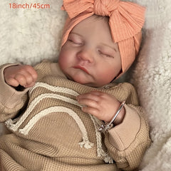 Realistic Reborn Baby Doll Levi 45 Soft Body 3D Skin Gift