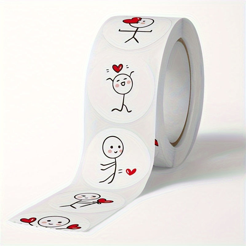 1500 Love Labels Stickers Wedding Holiday Gift Decoration Sealing Scrapbooking
