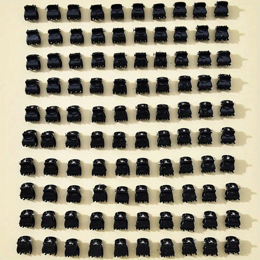 100 PCS Metal Hair Claw Dreadlocks Mini Hair Clip Women Girls Ponytail Hair Jewe