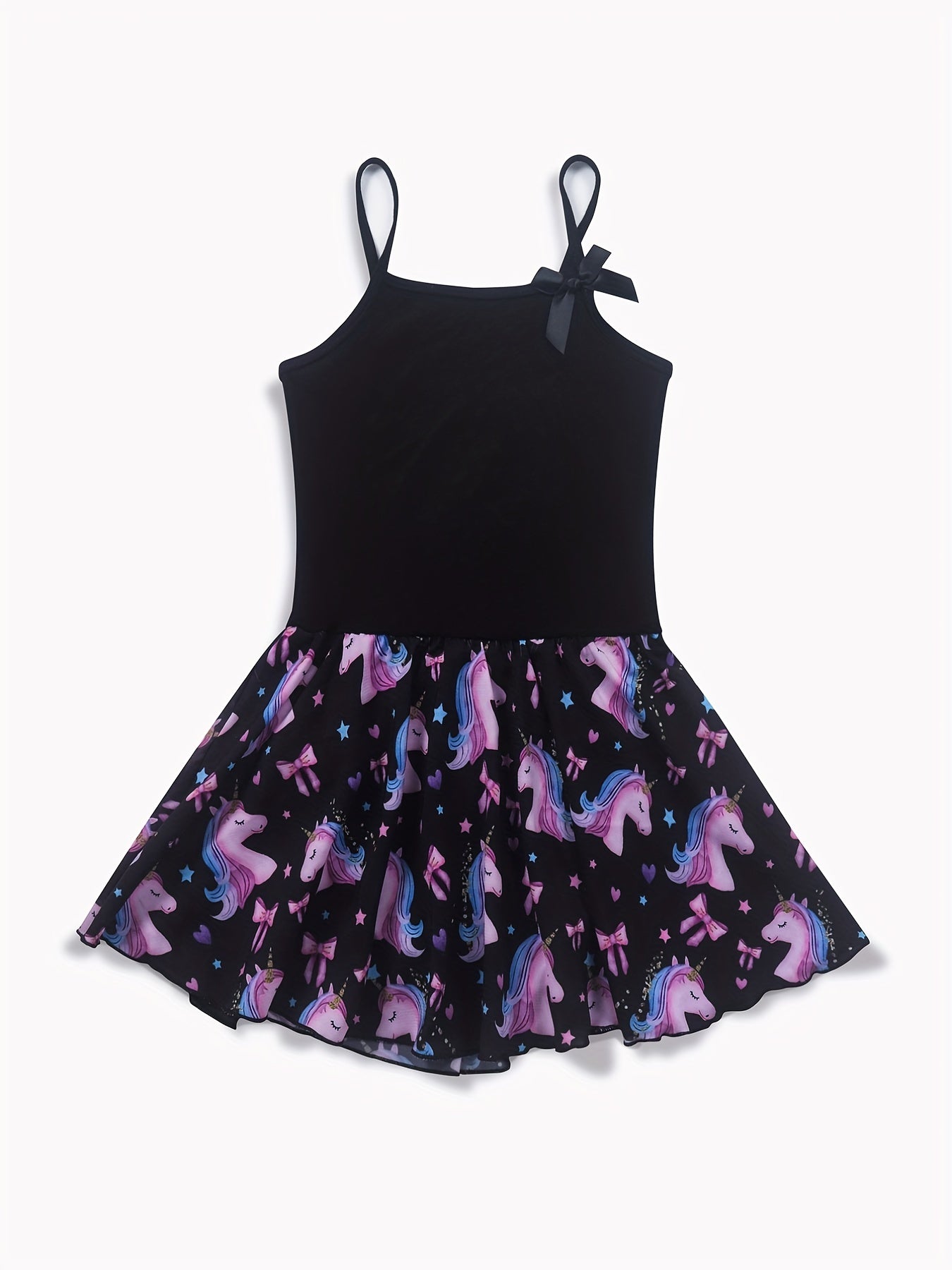 Cartoon Pony Graphic Cami Tulle Tutu Ballet Dance Dress