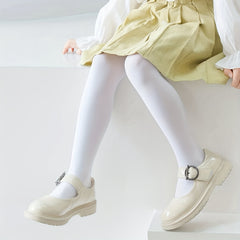 Breathable Ballet Dance Tights for Girls - Stretchable Footed Leggings