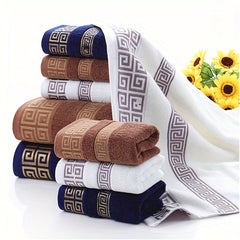 3pcs Cotton Towel Set Soft Absorbent Bath Linen Sets Home Hotel Gym