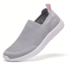 Women's Mesh Weaving Slip On Casual Sneakers