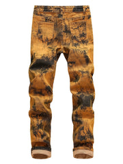 Boys Tie Dye Skinny Slim Denim Pants - Spring/Autumn Kids Clothing