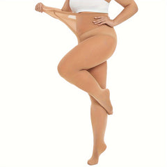 High Waisted Control Top Pantyhose Soft Tights