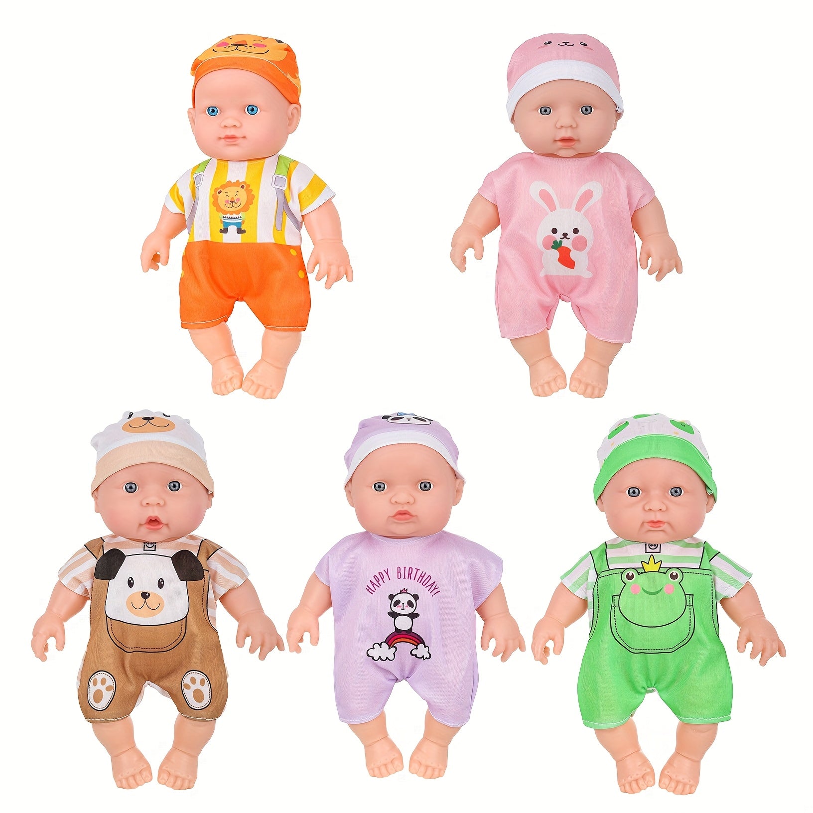 10inch Youngsters Doll with Clothes and Hats - Gift for Kids