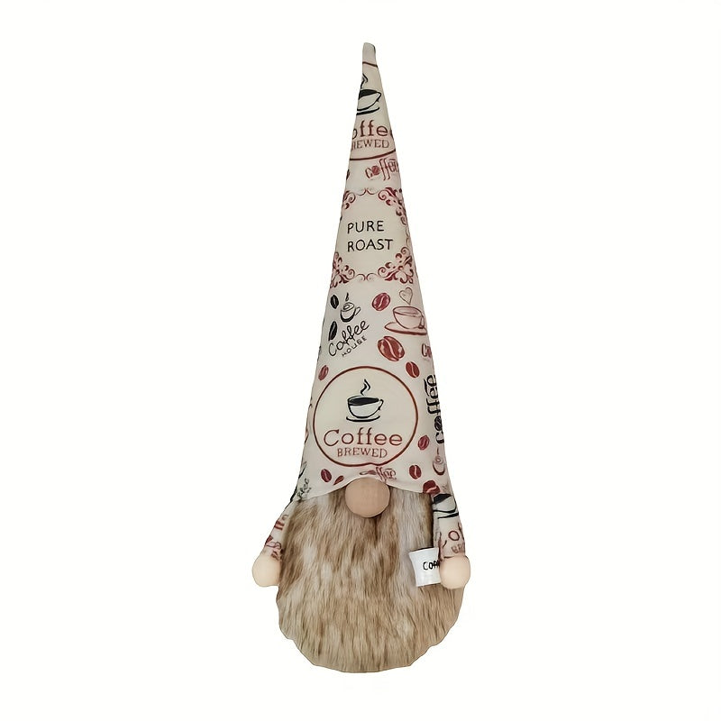 Coffee Doll Plush Gnome Faceless Puppet Ornaments