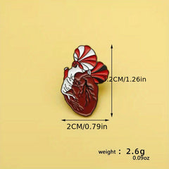 Cartoon Organ Heart Collection Enamel Pin for Clothes Bags Jackets