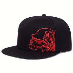 Embroidered Skull Baseball Cap Unisex Hip Hop Dad Hat