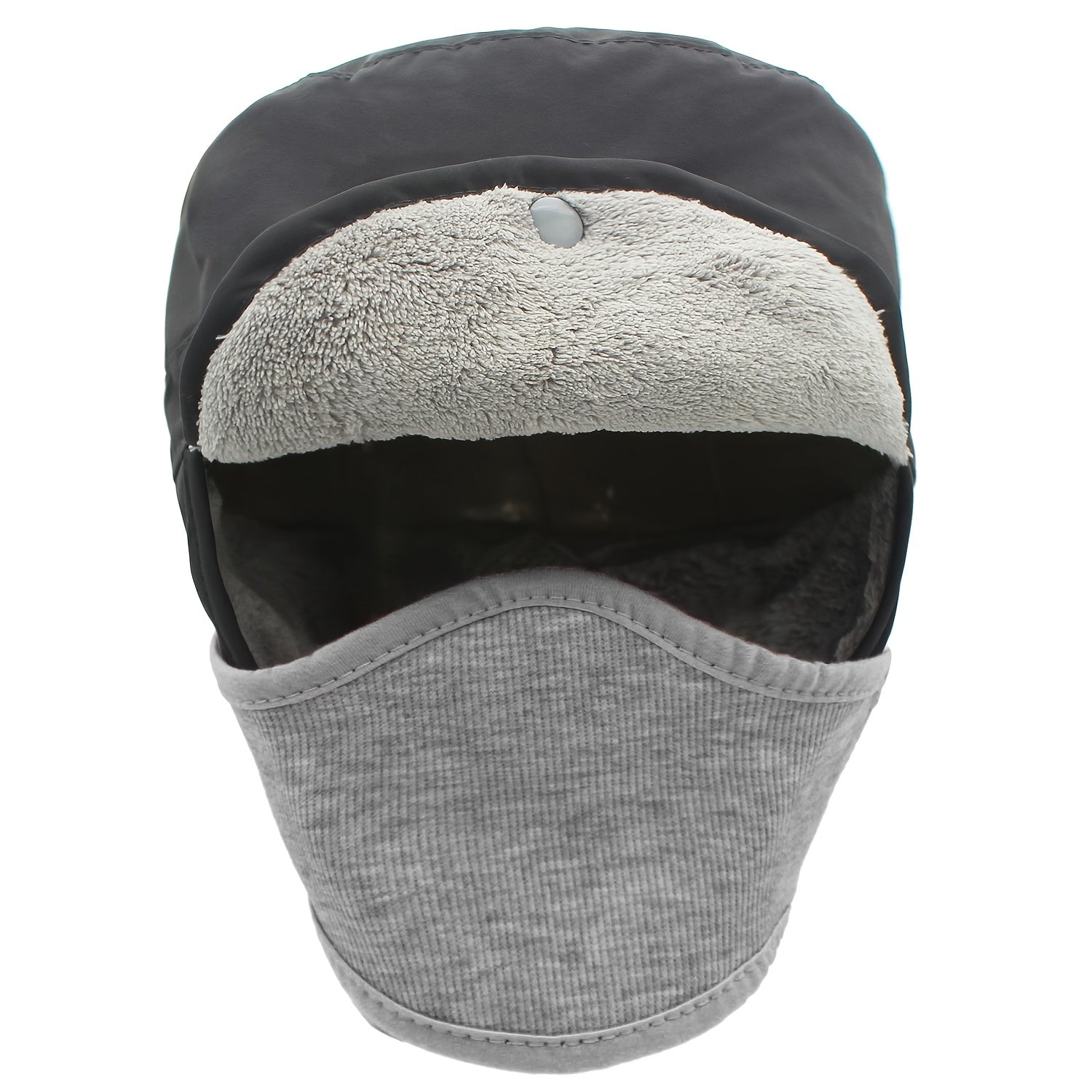 Kids Fleece Warm Waterproof Hat With Detachable Face Mask And Earflap